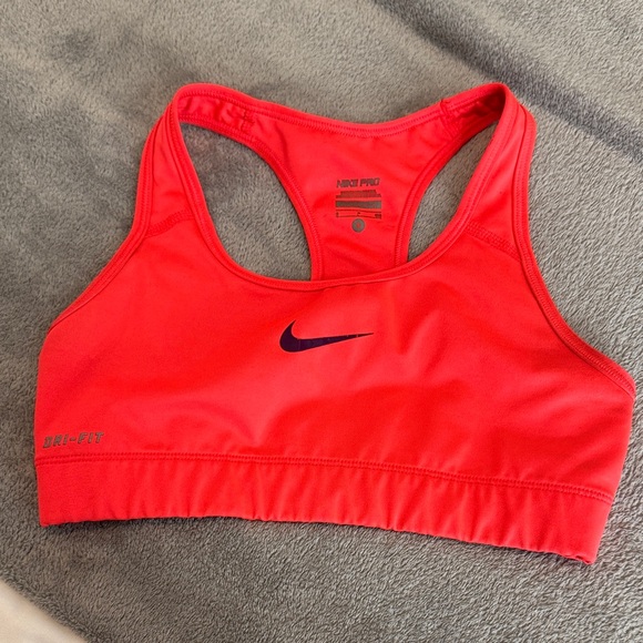 Nike Women's Dri-FIT Sports Bra - Salmon - Picture 1 of 5